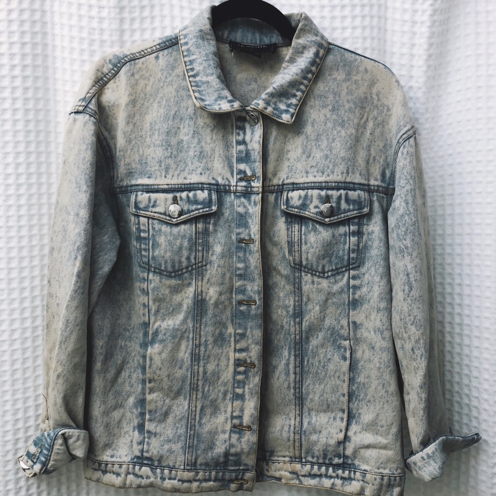 Urban Outfitters Acid-Washed Denim Jacket